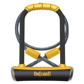 OnGuard Pitbull DT 8005 U-Lock 115 X 230 X 14mm/ 10mm x 120cm Cable