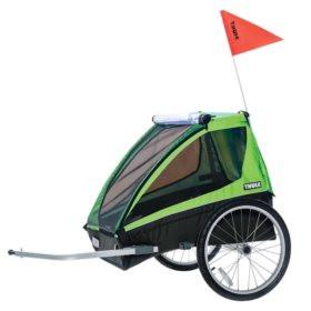 Thule Cadence2 Green with Cycling Kit 2 Child