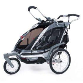 Thule Chinook2 Black withStroller Jog Kit & 1st Yr of Life Acc. 2 Child