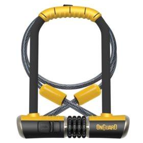 OnGuard Combo DT 8012C U-Lock 115 X 230 X 13mm/ 10mm x 120cm cable
