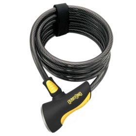 OnGuard Doberman 8028 Coil cable with key lock 12mm x 185cm