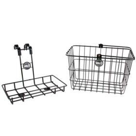 Wald 3339GB Small Multi-Fit Rack and Basket Combo - Gloss Black