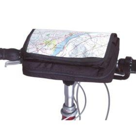 Inertia Designs Roadtrip Handlebar Bag - Blk - Converts to Waist Pack - 10" x 6" x 2.5" 142 cu.in.