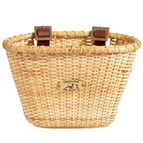 Nantucket Bike Basket Lightship Junior Oval Natural 9.75"x5.75"x7"